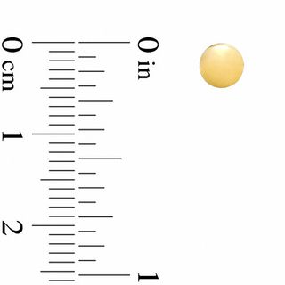 4.8mm Ball Stud Earrings in 14K Gold