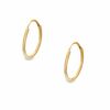 Thumbnail Image 1 of Child's 13mm Light Hoop Earrings in 14K Gold