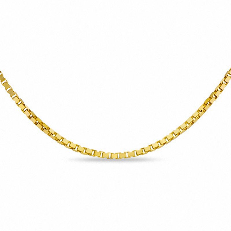 1.15mm Box Chain Necklace in 14K Gold|Peoples Jewellers