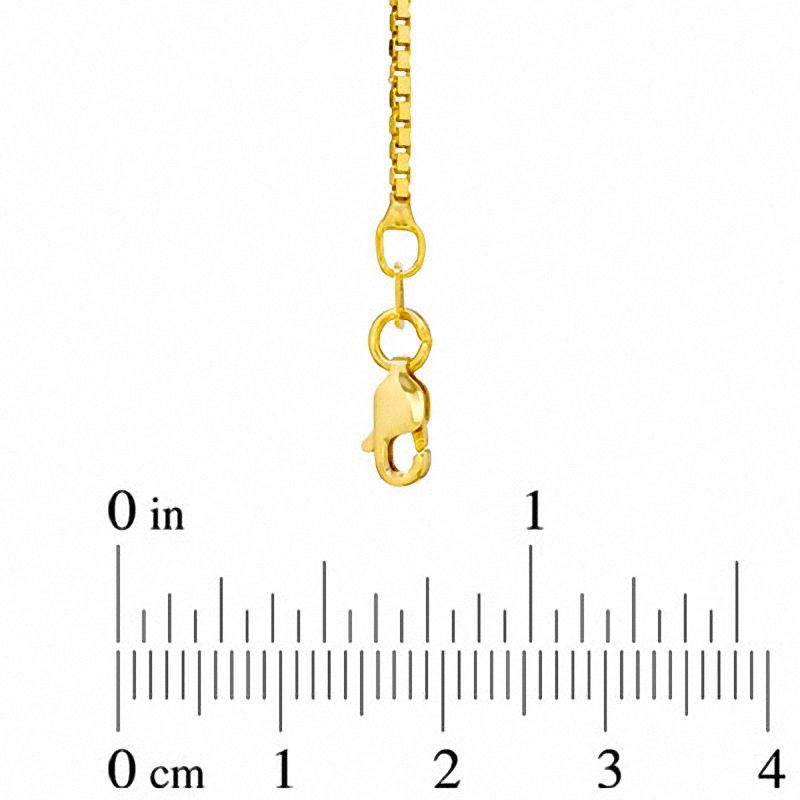 Main Image 2 of 1.15mm Box Chain Necklace in 14K Gold