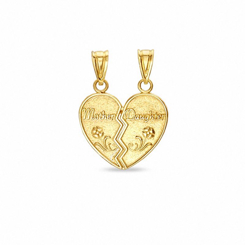 10K Gold Breakable Mom/Daughter Charm