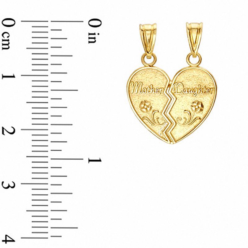 10K Gold Breakable Mom/Daughter Charm