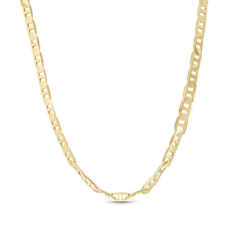 3.0mm Mariner Chain Necklace in 10K Gold - 22"