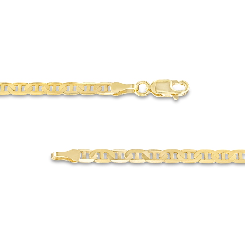 3.0mm Mariner Chain Necklace in 10K Gold - 22"