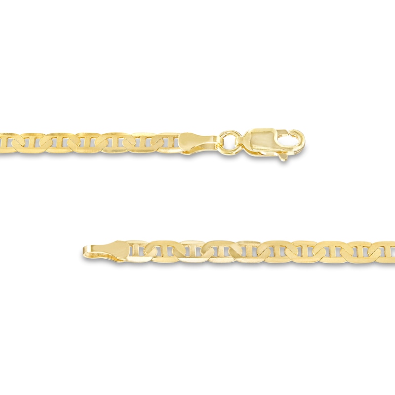Main Image 3 of 3.0mm Mariner Chain Necklace in 10K Gold - 22"