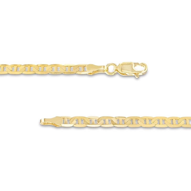 3.0mm Mariner Chain Necklace in 10K Gold - 22"|Peoples Jewellers