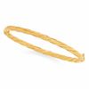 Thumbnail Image 0 of 14K Gold Twisted Bangle Bracelet