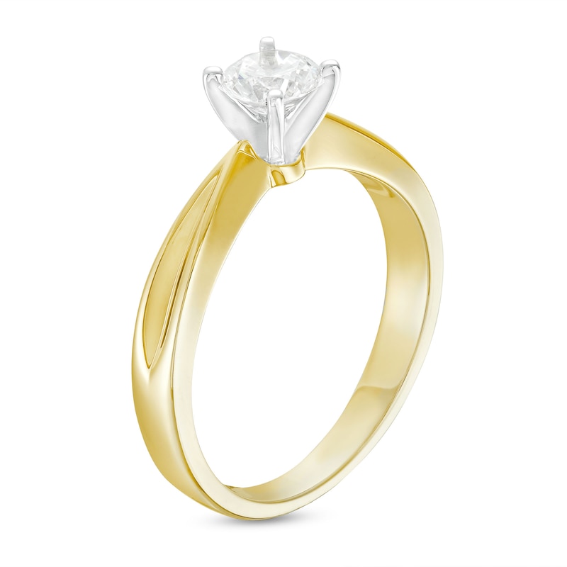 0.50 CT. Certified Prestige® Diamond Solitaire Engagement Ring in 14K Gold (J/I1)