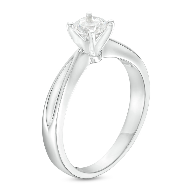 0.50 CT. Certified Prestige® Diamond Solitaire Engagement Ring in 14K White Gold (J/I1)