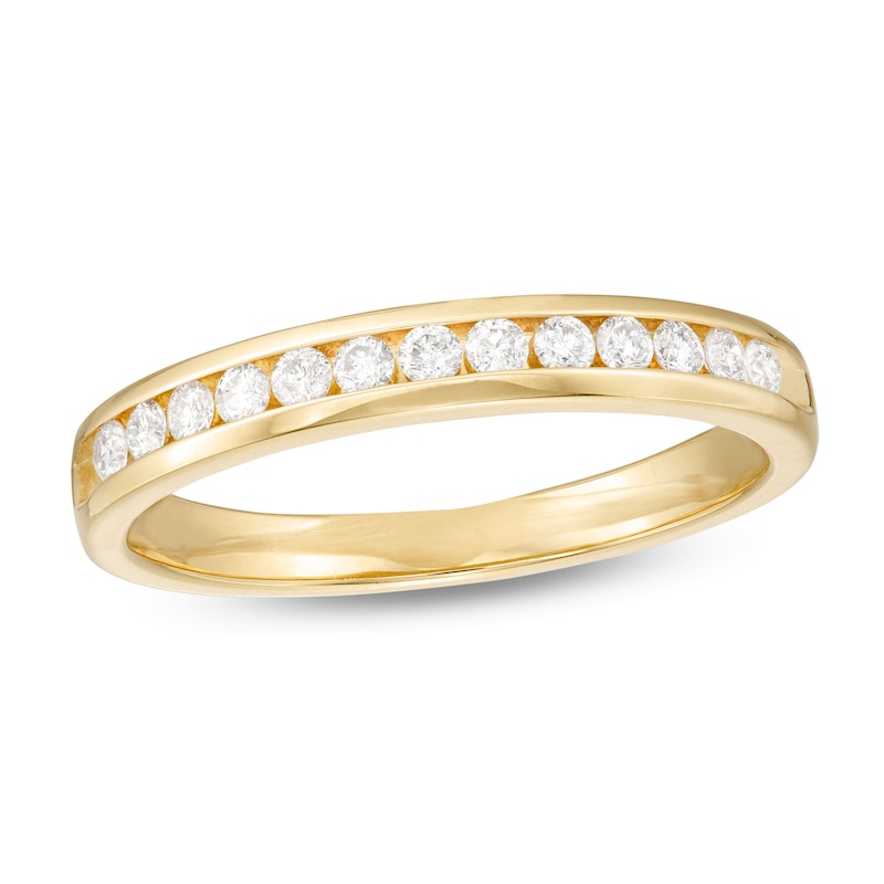 Main Image 1 of 0.25 CT. T.W. Diamond Channel Band in 14K Gold