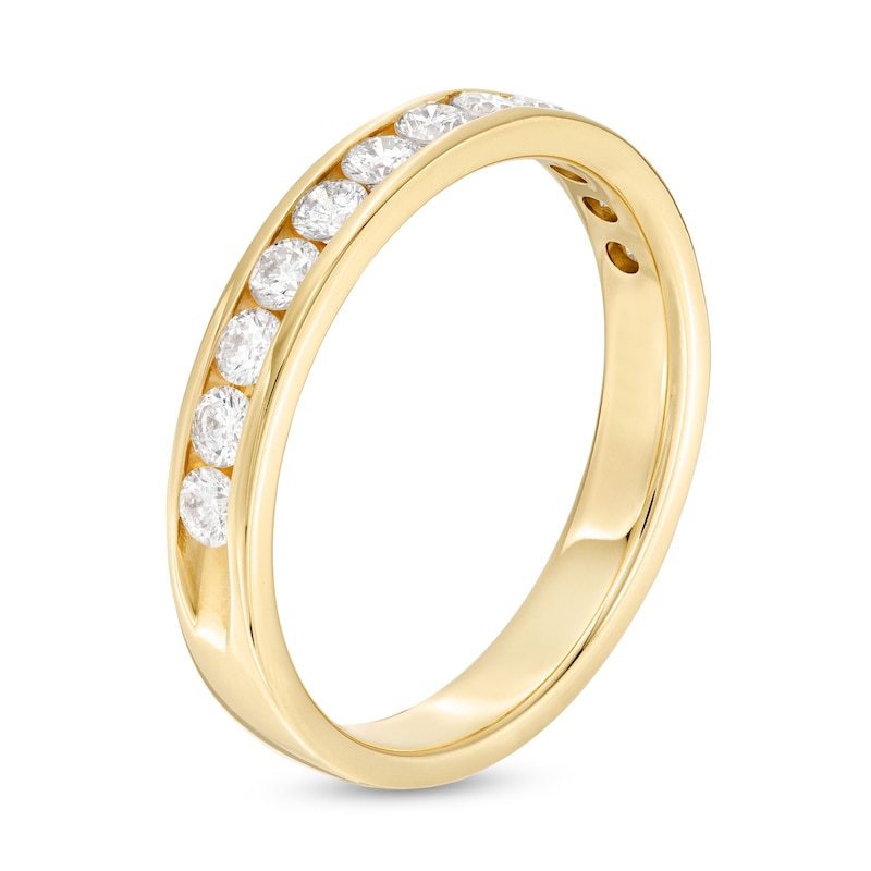 0.50 CT. T.W. Diamond Channel Band in 14K Gold