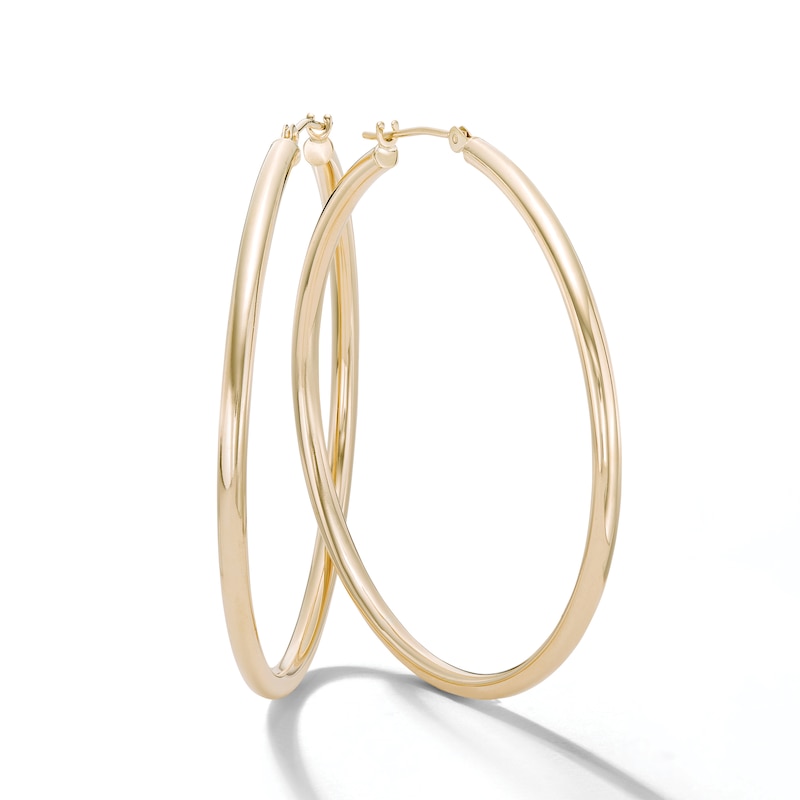 44mm Hoop Earrings in 14K Gold