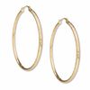 45mm Diamond-Cut Hoop Earrings in 14K Gold