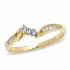 Thumbnail Image 1 of 0.14 CT. T.W. Diamond Wedding Band in 14K Gold