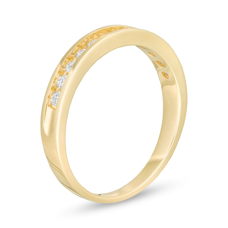 0.25 CT. T.W. Channel Set Diamond Band in 10K Gold