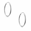 Thumbnail Image 0 of 16.0mm Medium Hoop Earrings in 14K White Gold