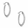 Thumbnail Image 0 of 20.0mm Medium Hoop Earrings in 14K White Gold