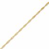 Thumbnail Image 1 of Adjustable Singapore Chain Anklet in 10K Gold