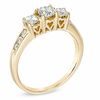 Thumbnail Image 1 of 1.00 CT. T.W. Diamond Three Stone Past Present Future Engagement Ring in 14K Gold