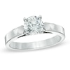 Thumbnail Image 0 of 1.00 CT. Diamond Solitaire Crown Royal Engagement Ring in 14K White Gold (J/I2)