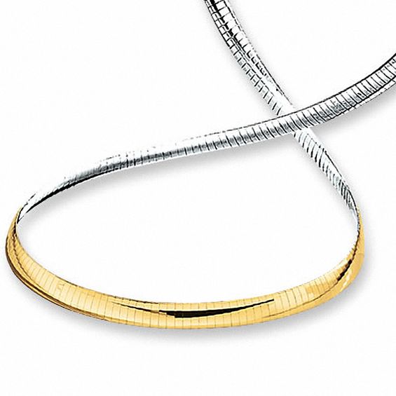 10k gold omega necklace