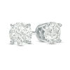Thumbnail Image 1 of 0.50 CT. T.W. Certified Diamond Solitaire Stud Earrings in 14K White Gold (J/I3)