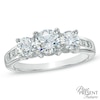 Thumbnail Image 0 of 1.50 CT. T.W. Diamond Three Stone Past Present Future Ring in 14K White Gold