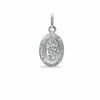Thumbnail Image 1 of 10K White Gold St. Christopher Medal Charm
