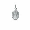 Thumbnail Image 0 of 10K White Gold St. Christopher Medal Charm