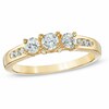 Thumbnail Image 0 of 0.50 CT. T.W. Diamond Past Present Future® Ring in 14K Gold