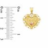 10K Two-Tone Gold Grandma Heart Charm