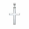 Thumbnail Image 1 of 10K White Gold Polished Cross Charm