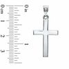 Thumbnail Image 2 of 10K White Gold Polished Cross Charm