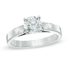 Thumbnail Image 1 of 0.50 CT. Diamond Solitaire Crown Royal Engagement Ring in 14K White Gold (J/I2)