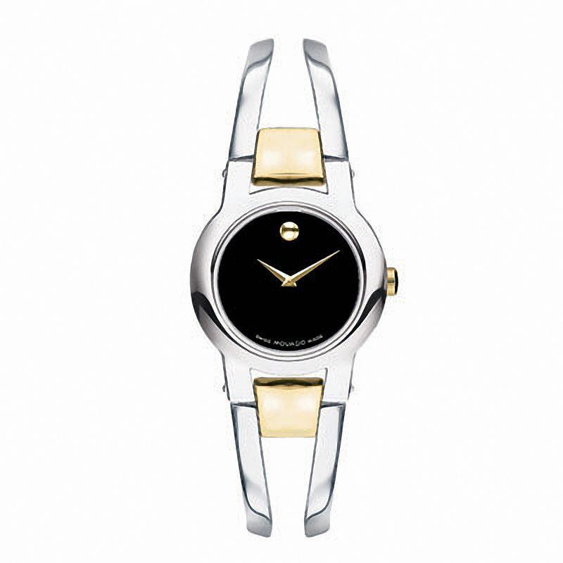 Ladies' Movado Amorosa® Two-Tone Bangle Watch (Model: 0606893)|Peoples Jewellers