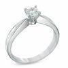 Thumbnail Image 1 of 0.30 CT. Certified Prestige® Diamond Solitaire Engagement Ring in 14K White Gold (J/I1)