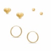 Thumbnail Image 0 of 14K Gold Three-Piece Earrings Set