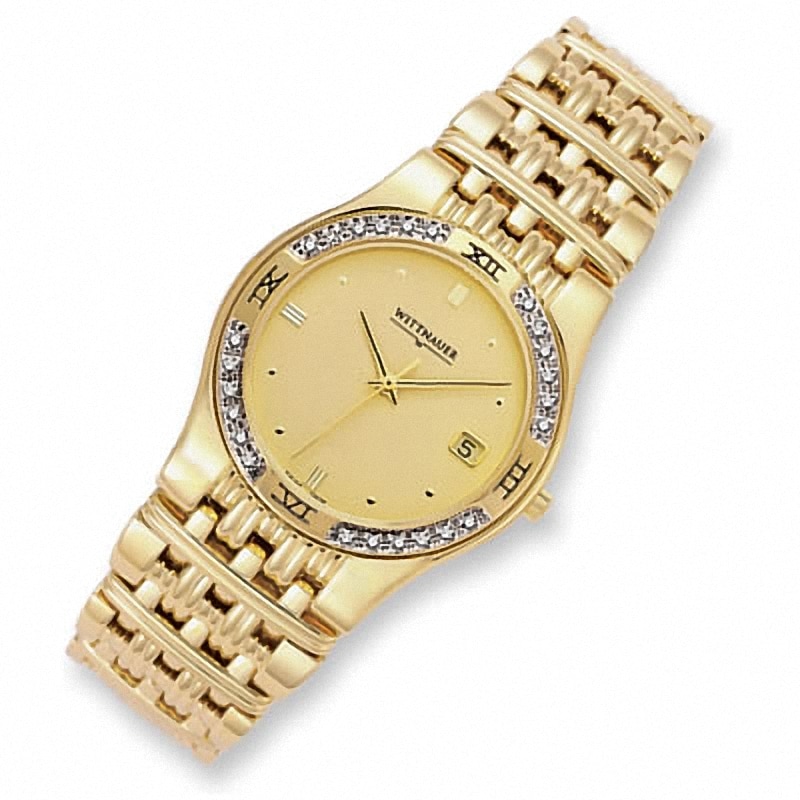 Men's Wittnauer Laureate Gold-Tone Watch (Model: 12E08)|Peoples Jewellers