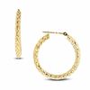 Thumbnail Image 1 of 14K Gold Large Mesh Hoop Earrings