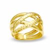 Thumbnail Image 1 of 10K Gold Polished Swirl Ring