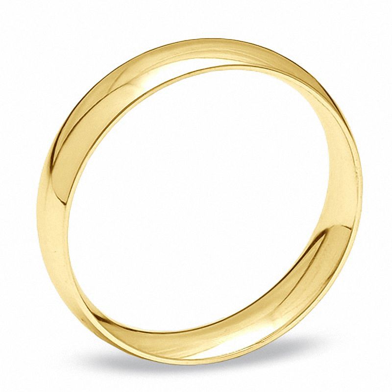 4.0mm Comfort Fit 14K Gold Wedding Band