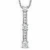 CT. T.W. Diamond Three Stone Past Present Future Pendant in 14K Gold