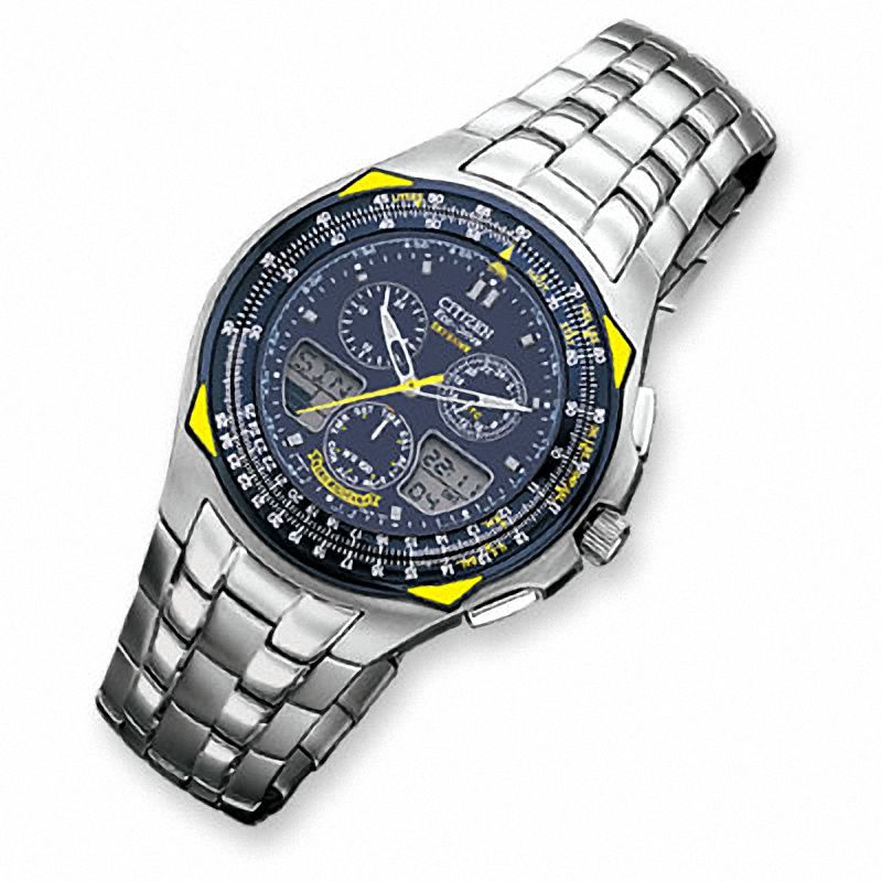 Men's Citizen Eco-Drive Blue Angels Skyhawk Watch (Model: JR3080-51L) |  Peoples Jewellers