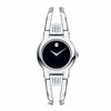 Thumbnail Image 0 of Ladies' Movado Amorosa® Diamond Accent Bangle Watch with Black Dial (Model: 0604982)