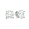 Thumbnail Image 0 of 1.00 CT. T.W. Certified Diamond Solitaire Stud Earrings in 14K White Gold (J/I3)