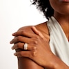 Thumbnail Image 2 of 1.00 CT. T.W. Quad Square-Cut Diamond Bridal Set in 14K Gold