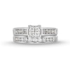 Thumbnail Image 3 of 1.00 CT. T.W. Quad Princess-Cut Diamond Bridal Set in 14K White Gold