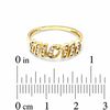 Thumbnail Image 3 of 0.12 CT. T.W. Diamond Script Mom Ring in 10K Gold