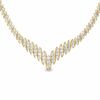Thumbnail Image 1 of 4.00 CT. T.W. Diamond Swirl Necklace in 10K Gold