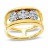 Thumbnail Image 1 of 0.50 CT. T.W. Diamond Open Ladder Ring in 14K Gold